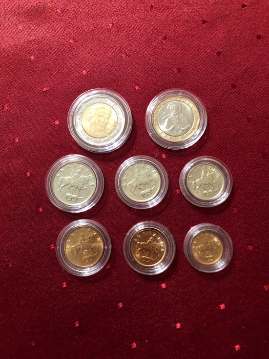 Лот последните български монети-нециркулирали (UNC)