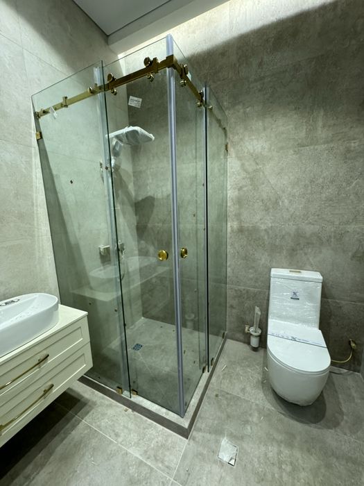 Rombik Oynalar Vitraj Dush kabina