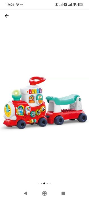 Antemergator jucărie  tren interactiv
