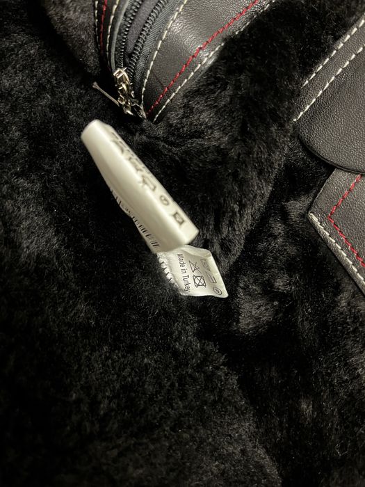 Кожанная куртка размер 52