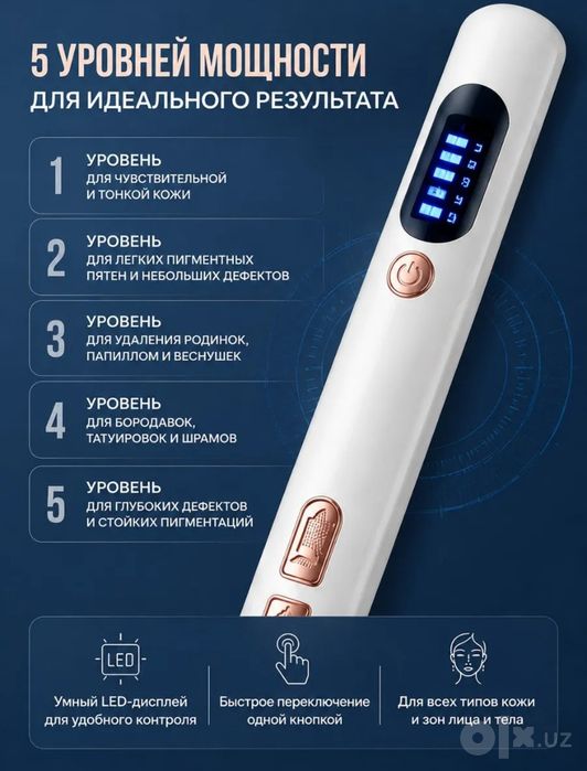 Электрическая плазменная ручка для удаления папиллом бородавок