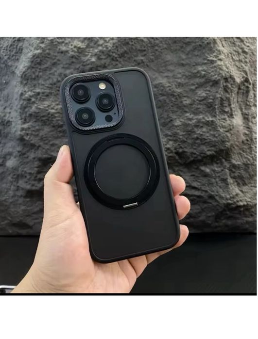Iphone 15/PRO/MAX/PLUS Husa Magsafe Inel Metalic Protectie Camera