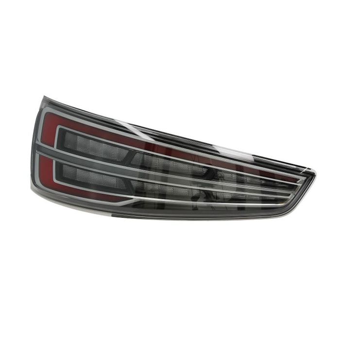 Stop spate lampa Audi Q3 (8U), 01.2015- Model RS, partea stanga/dreapta, LED, semnalizare dinamica, rosu-silver