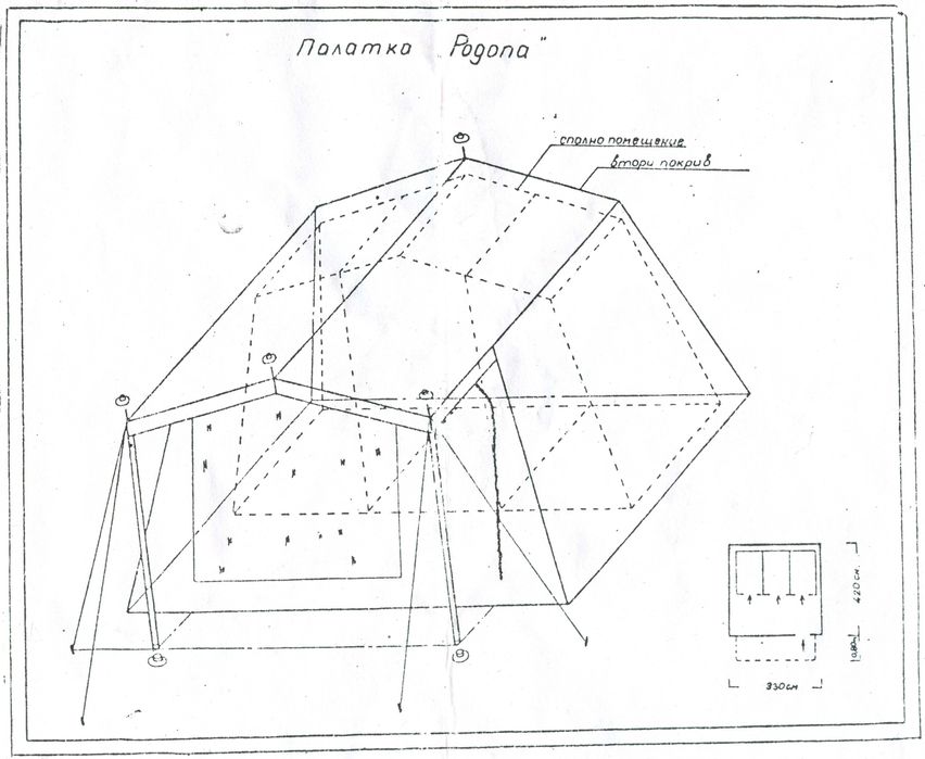 Палатка „Родопа“ – 5/8-местна