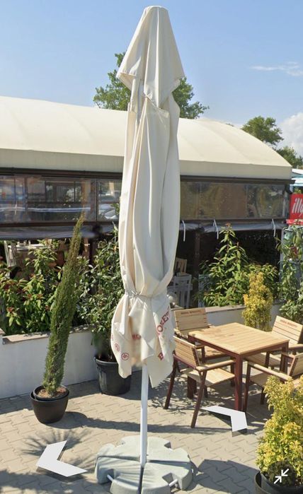 Umbrela mare pentru terasa