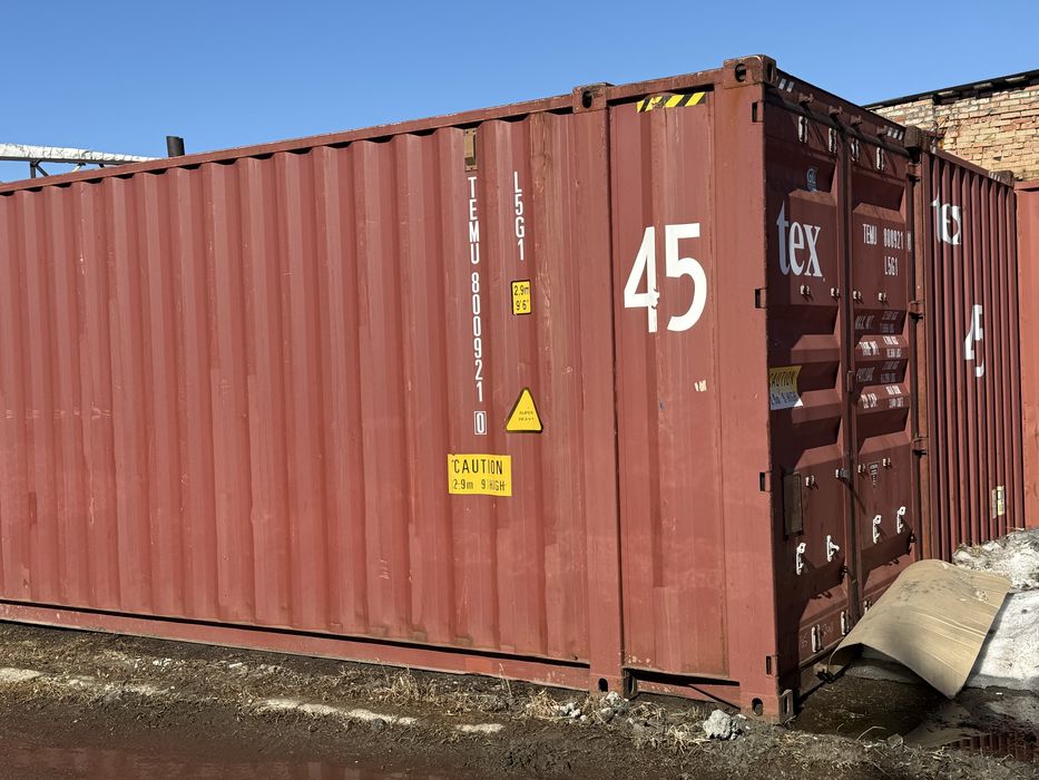 Продам гараж из контэйнера 45 ки