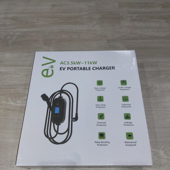 Мобилно преносимо зарядно за електромобили EV Charger, 16A 3.7kW, 5 метра