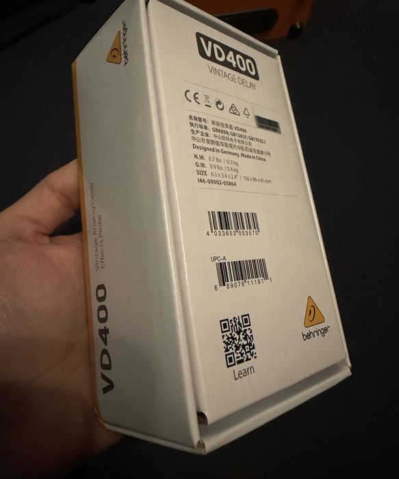 VD400 Behringer - vintage delay
