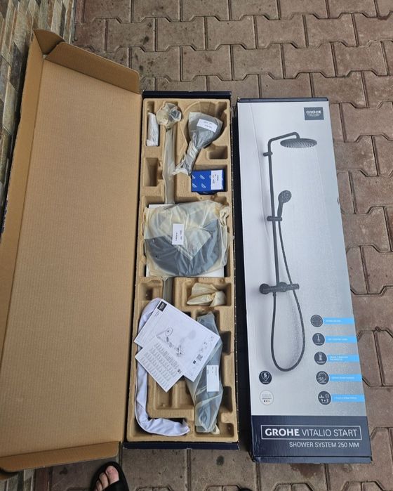 Grohe vitalio start shower system 250 MM (Negru)