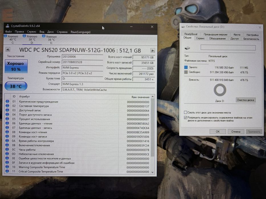 Продам Ssd m2 512 gb