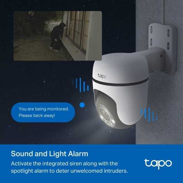 Tp-Link Tapo C510W 3MP 2K Уличная Wi-Fi камера видеонаблюдения