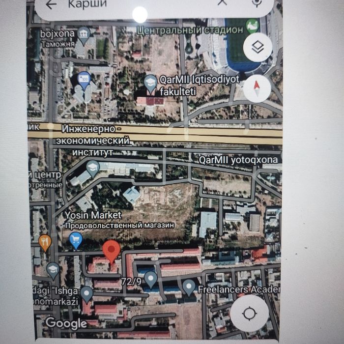 Oydin bozorcha qarshisida Kamolot uyi sotiladi