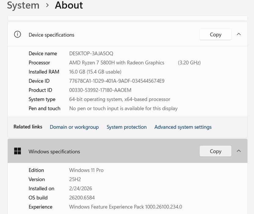 Laptop Dell G15 5515