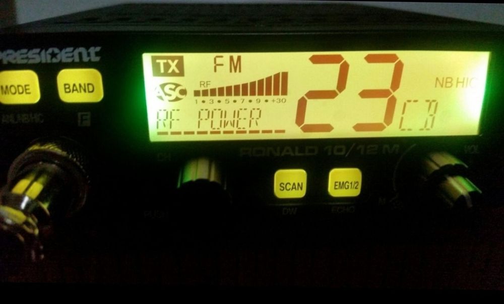 Statie radio CB - President RONALD ProPower (80W)* noua/garantie