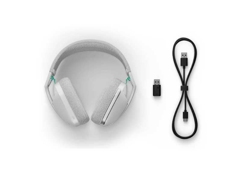 Casti Gaming cu fir G321, Alb