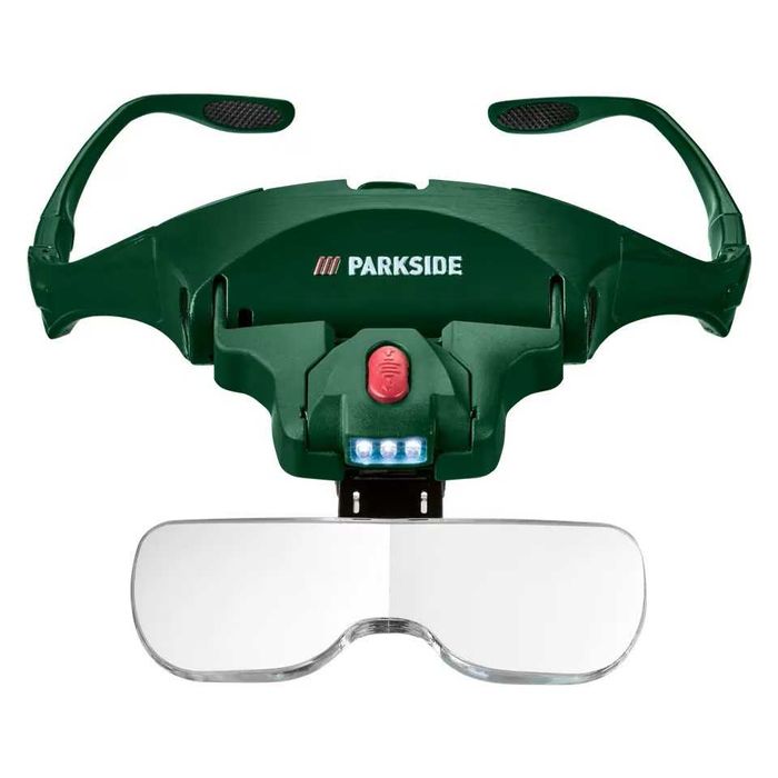 Ochelari cu lupa si LED Parkside