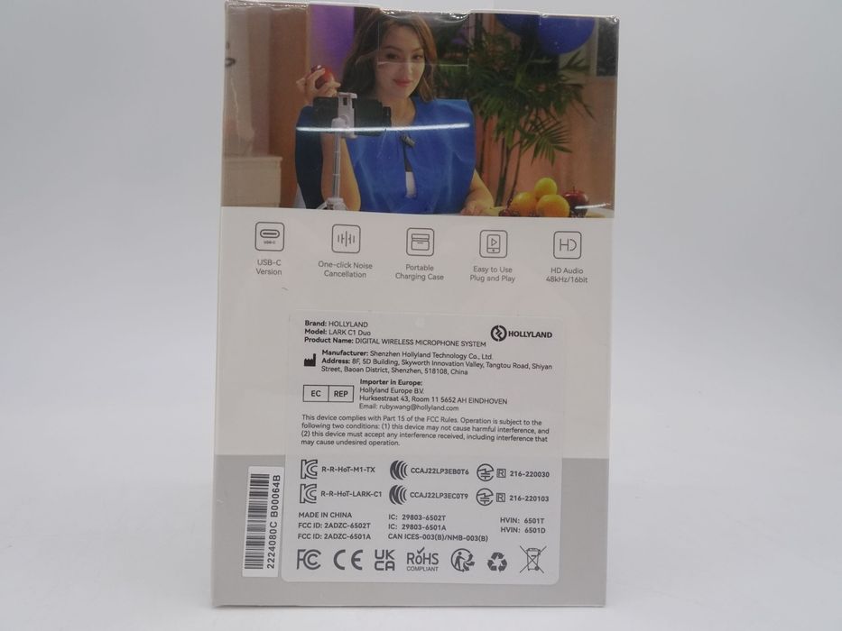 Hollyland LARK C1 DUOSistem de microfon wireless dublu