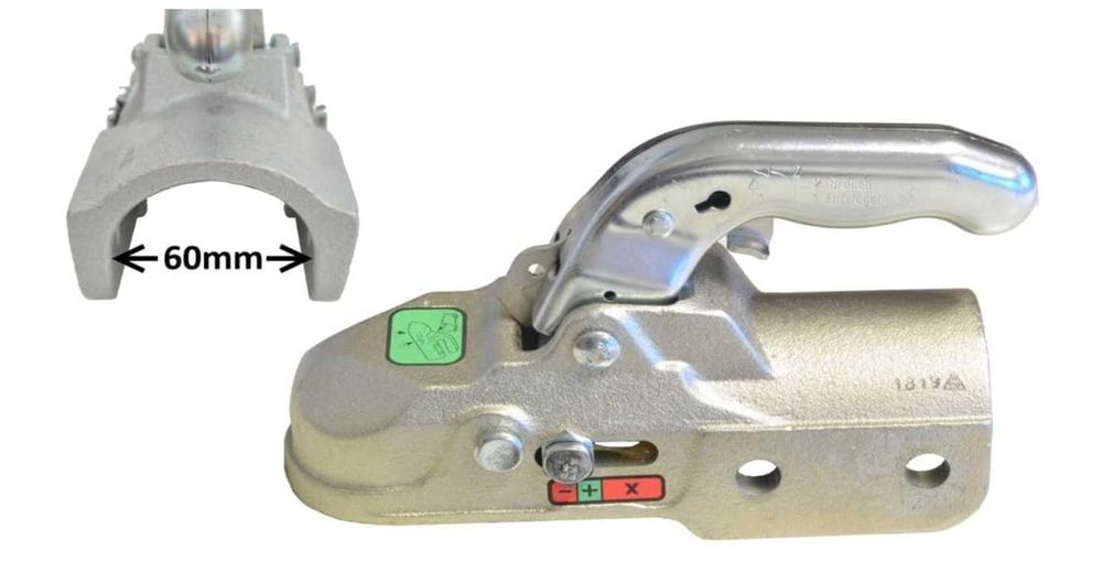 Ключалка за теглич K35-C, 3500 кг, Ø60 mm KNOTT