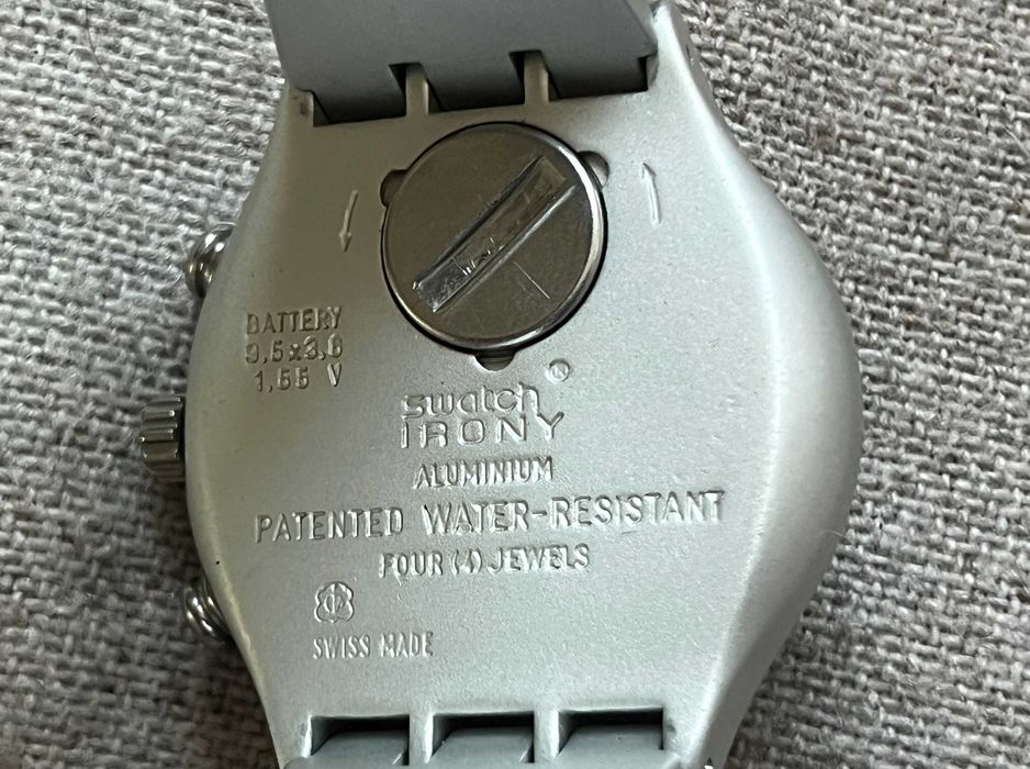 Ceas Swatch Irony Chronograph 1998  cadran albastru 39mm Swiss Made