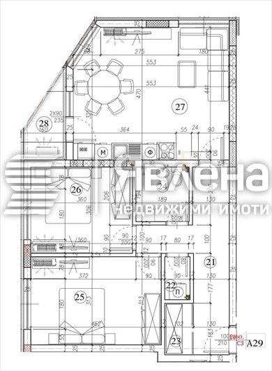 Продава се Тристаен апартамент в Варна, Владислав Варненчик - 95 кв.м за 1193 €/кв.м - Снимка #1