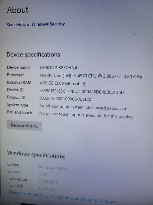 Unitate pc HP i5 generația 4
