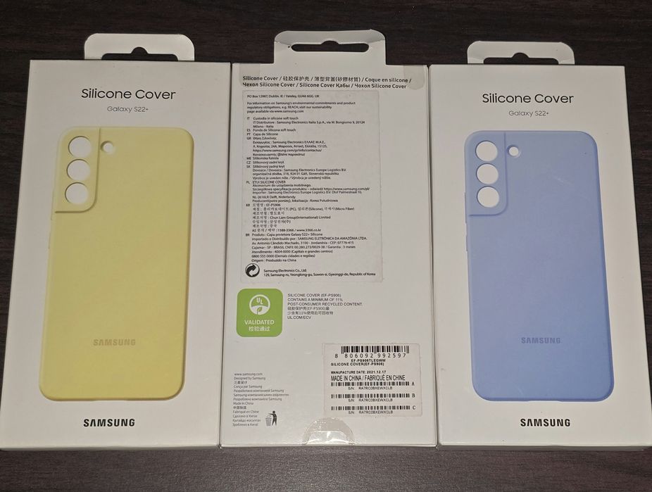 Husa silicon originala Samsung Silicone Cover S22+ S22 Plus 5G S906