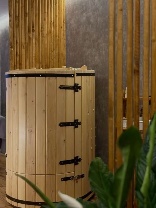 Спа процедуры парение пилинг в фитобочке