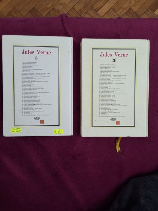 Jules Verne "Capitan la 15 ani" si "2 ani de vacanta", 15 lei ambele