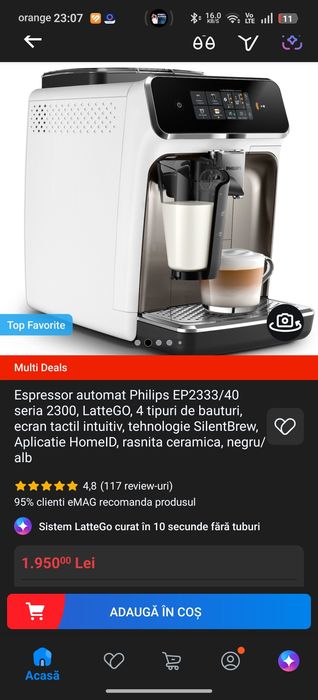 Espressor Philips EP2333
