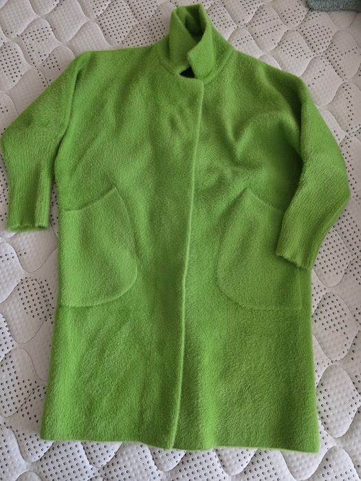 Дамско сако с принт и кашмирена жилетка