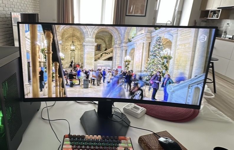 Monitor Gaming Curbat Dell S3422DWG 34” WQHD 144Hz Ultrawide – Stare Impecabilă