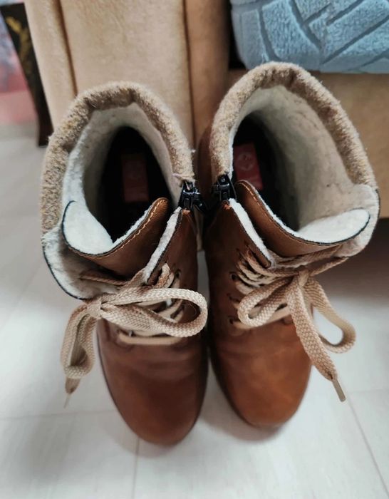 Ghete piele naturală Rieker
