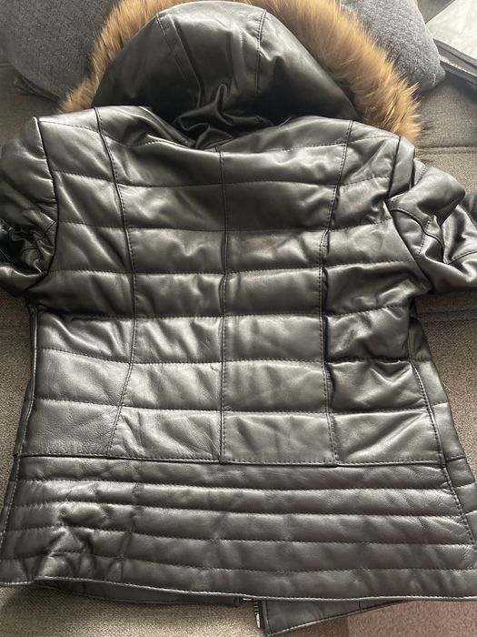 Яке от естествена кожа и косъм - XS