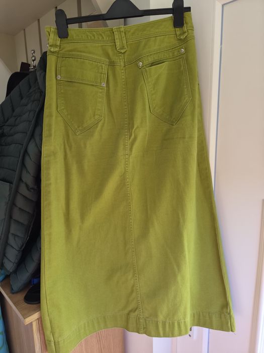 Fusta denim verde