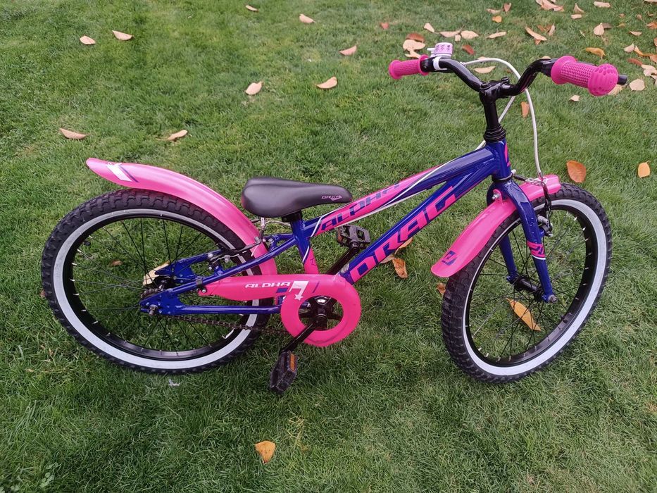 20" Детски Алуминиев Велосипед Drag Alpfa Подходящ за Момиче