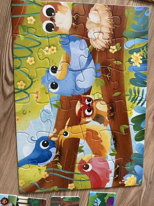 Set 6 puzzleuri animale, dinozauri și trenulețul Thomas