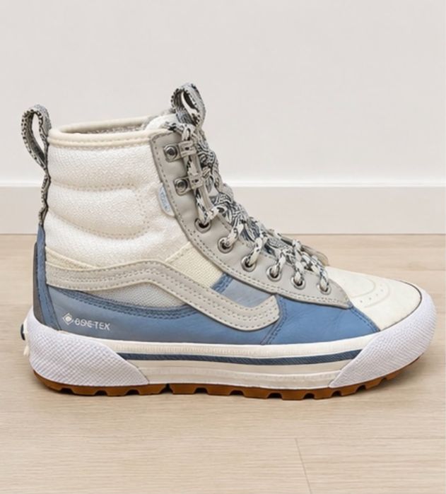 Кеды Vans белые зимние