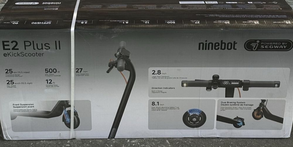 Електрическа тротинетка Segway Ninebot E 2 plus 2