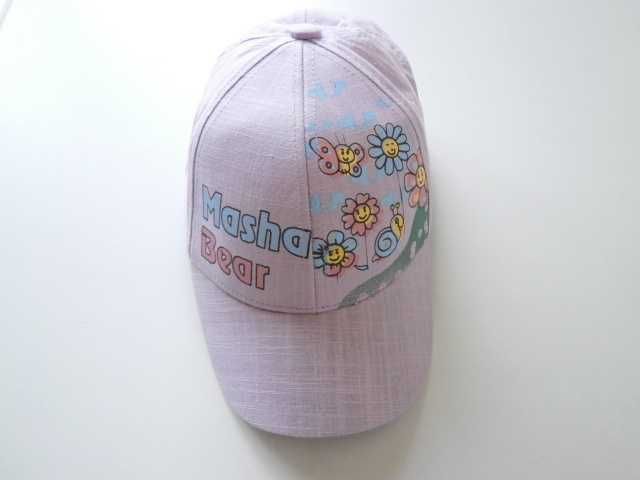 Бебешка шапка с козирка за момиче