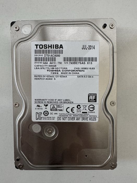 Жесткий диск 500gb