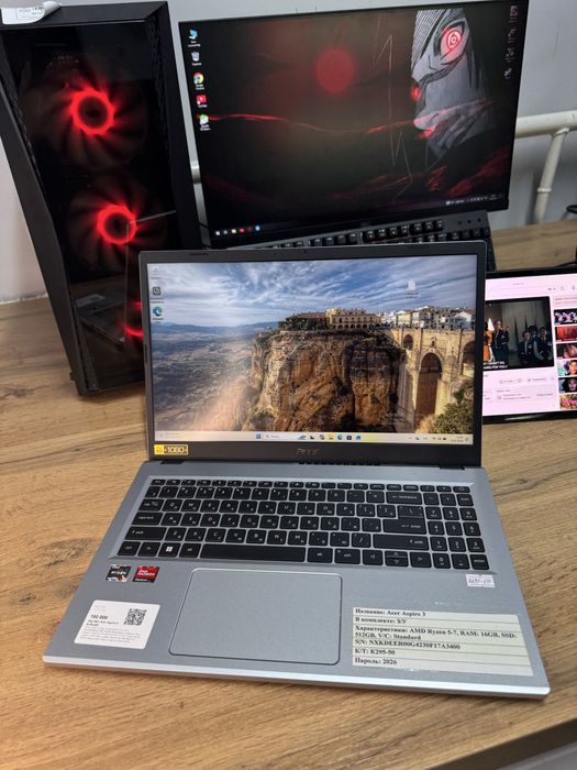 Ноутбук Acer Aspire 3 AMD Ryzen 5-7