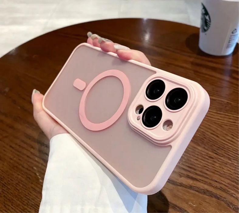 Iphone 11/12/13/14/15/16/PRO/PRO MAX - Husa Magsafe Plexi Matte Case