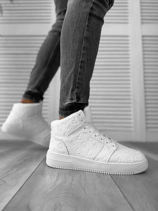 Мъжки обувки Louis Vuitton , мъжки бели маратонки