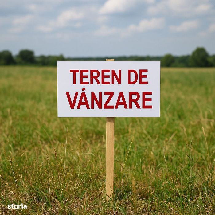 Teren intravilan 6,2 ari, front 18 ml, Livada SCPP, Cerbului, 0% comis