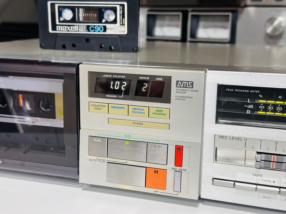 Deck de colecție SONY TC-FX6,mpx,Capuri Sendust&ferrite,servisat,Japan