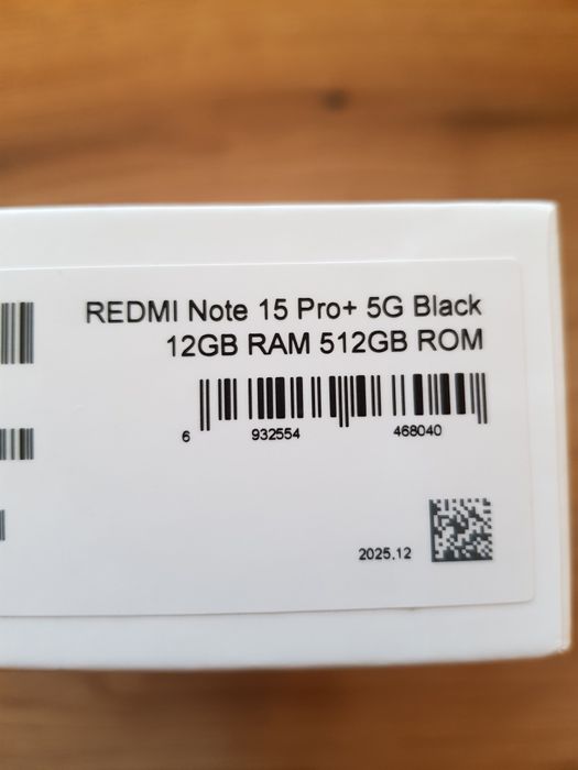 Xiaomi Redmi Note 15 Pro + 5G Black