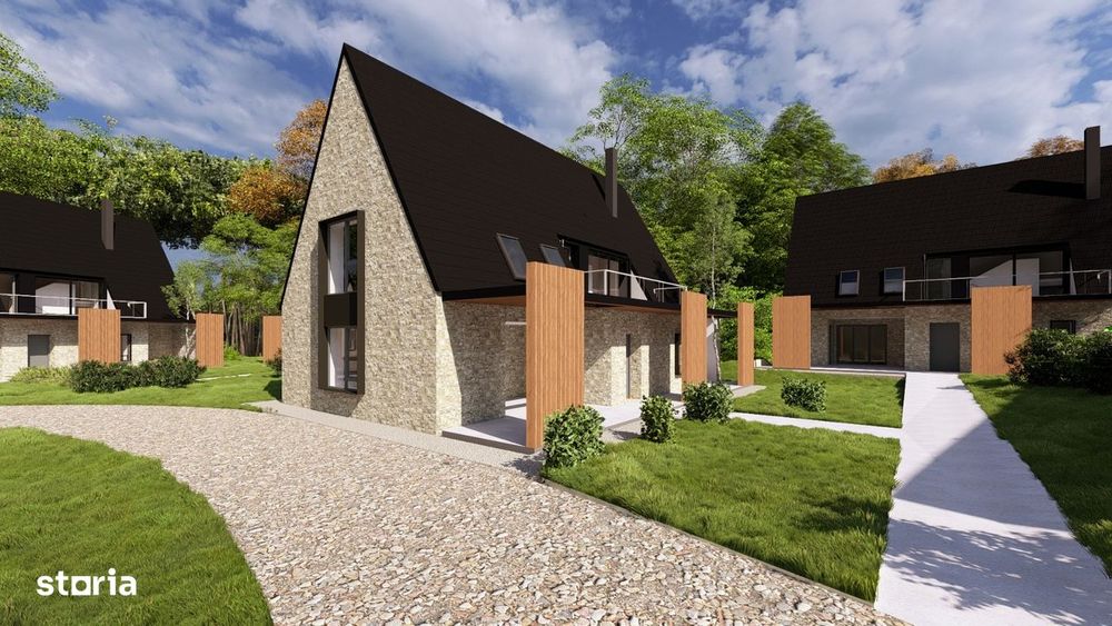 Proiect resort premium Sovata - Campu Cetatii (teren + 16 vile)