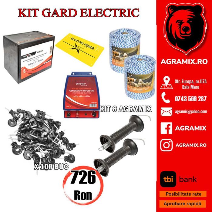 Seturi accesorii gard electric Breckner Germany, noi Agramix