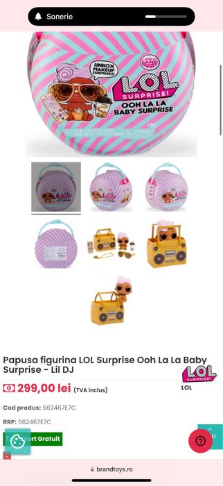 LOL Surprise Ooh La La Baby Surprise - Lil DJ