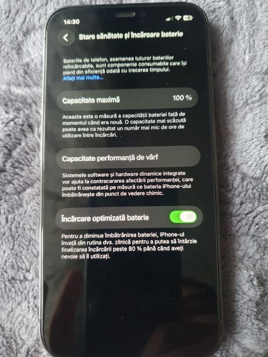 Vând iphone 12 pro in stare foarte bună